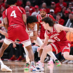 Photos of IU basketball's 87-78 loss to Louisville at Gainbridge Fieldhouse.