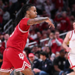 Photos of IU basketball's 87-78 loss to Louisville at Gainbridge Fieldhouse.