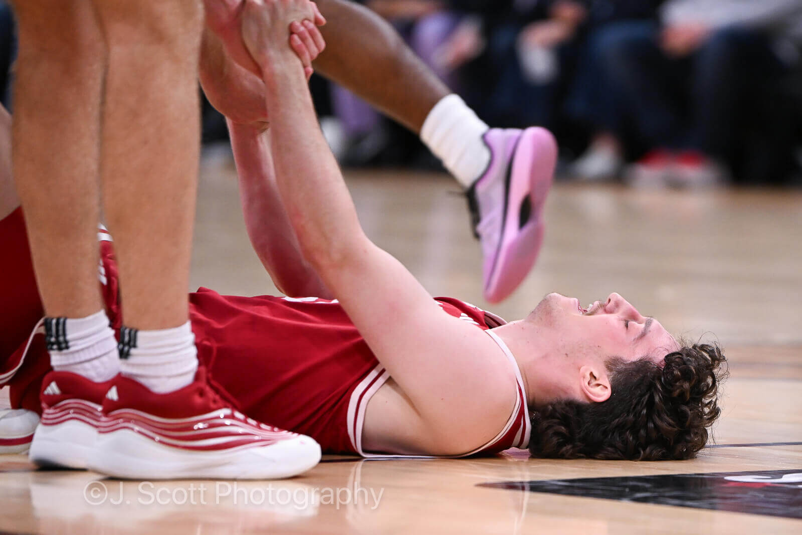 Photos of IU basketball's 87-78 loss to Louisville at Gainbridge Fieldhouse.