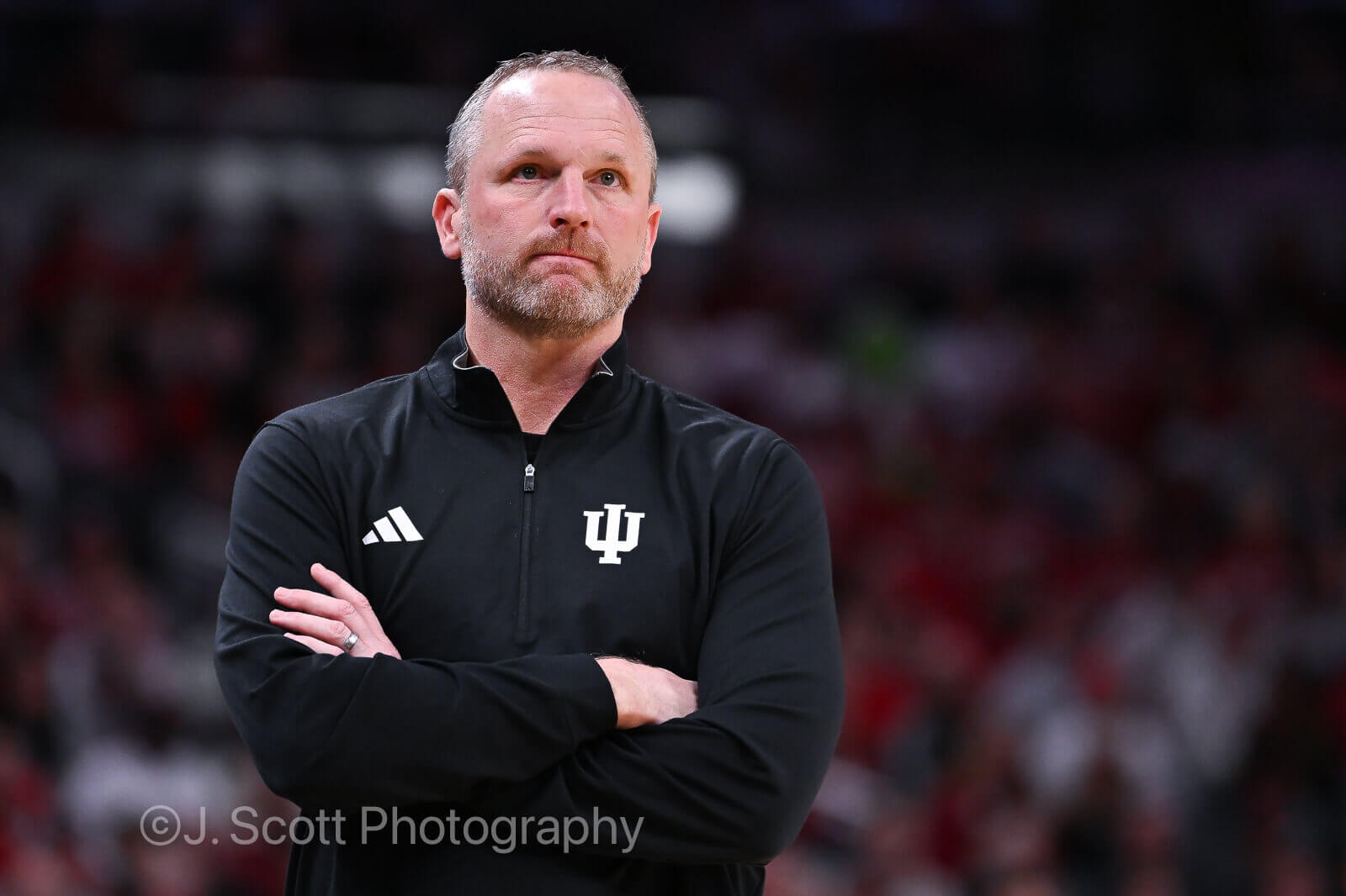 Photos of IU basketball's 87-78 loss to Louisville at Gainbridge Fieldhouse.