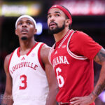 Photos of IU basketball's 87-78 loss to Louisville at Gainbridge Fieldhouse.