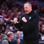 Photos of IU basketball's 87-78 loss to Louisville at Gainbridge Fieldhouse.