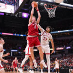 Photos of IU basketball's 87-78 loss to Louisville at Gainbridge Fieldhouse.