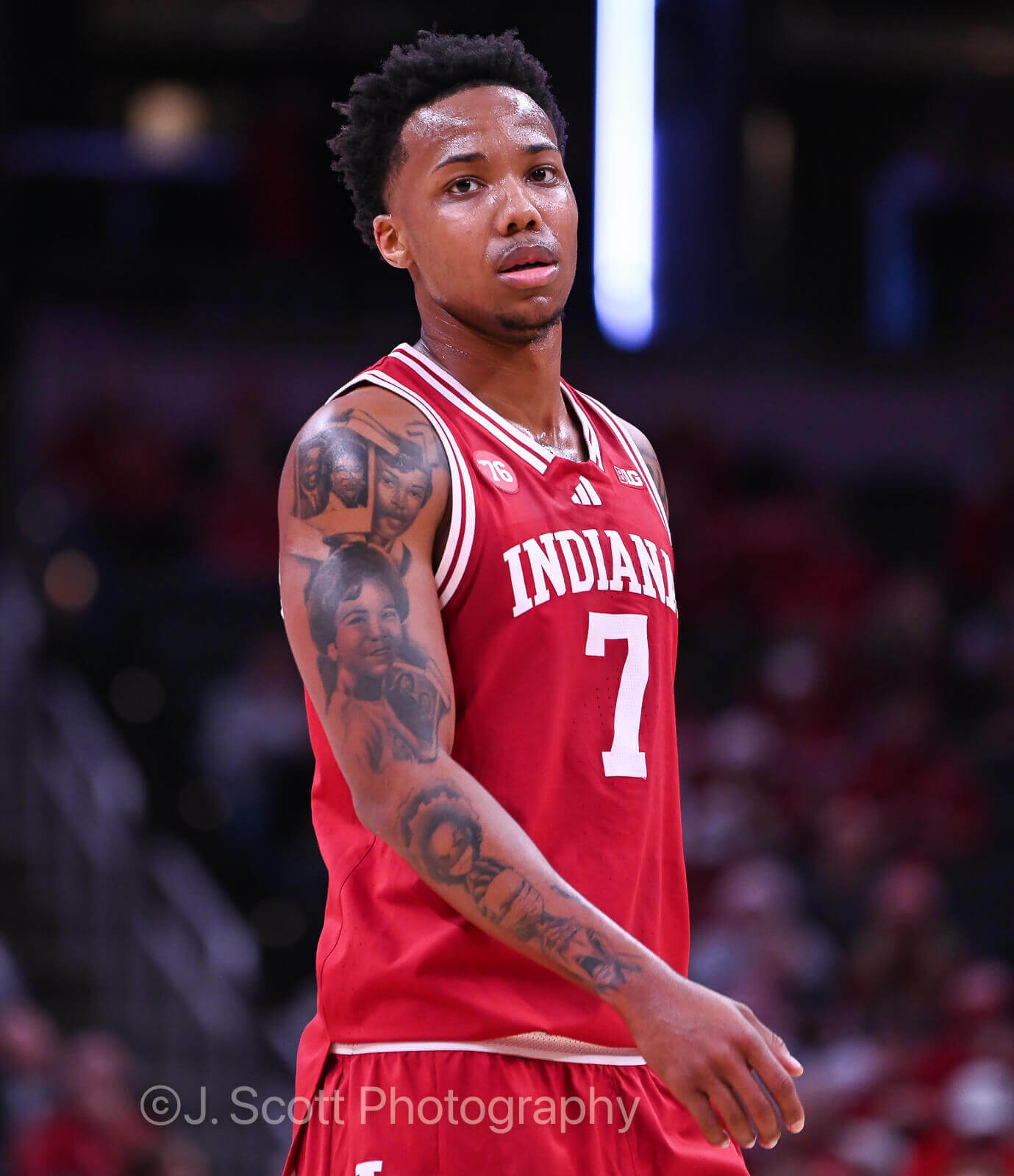 Photos of IU basketball's 87-78 loss to Louisville at Gainbridge Fieldhouse.