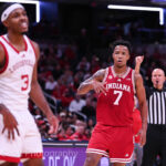 Photos of IU basketball's 87-78 loss to Louisville at Gainbridge Fieldhouse.