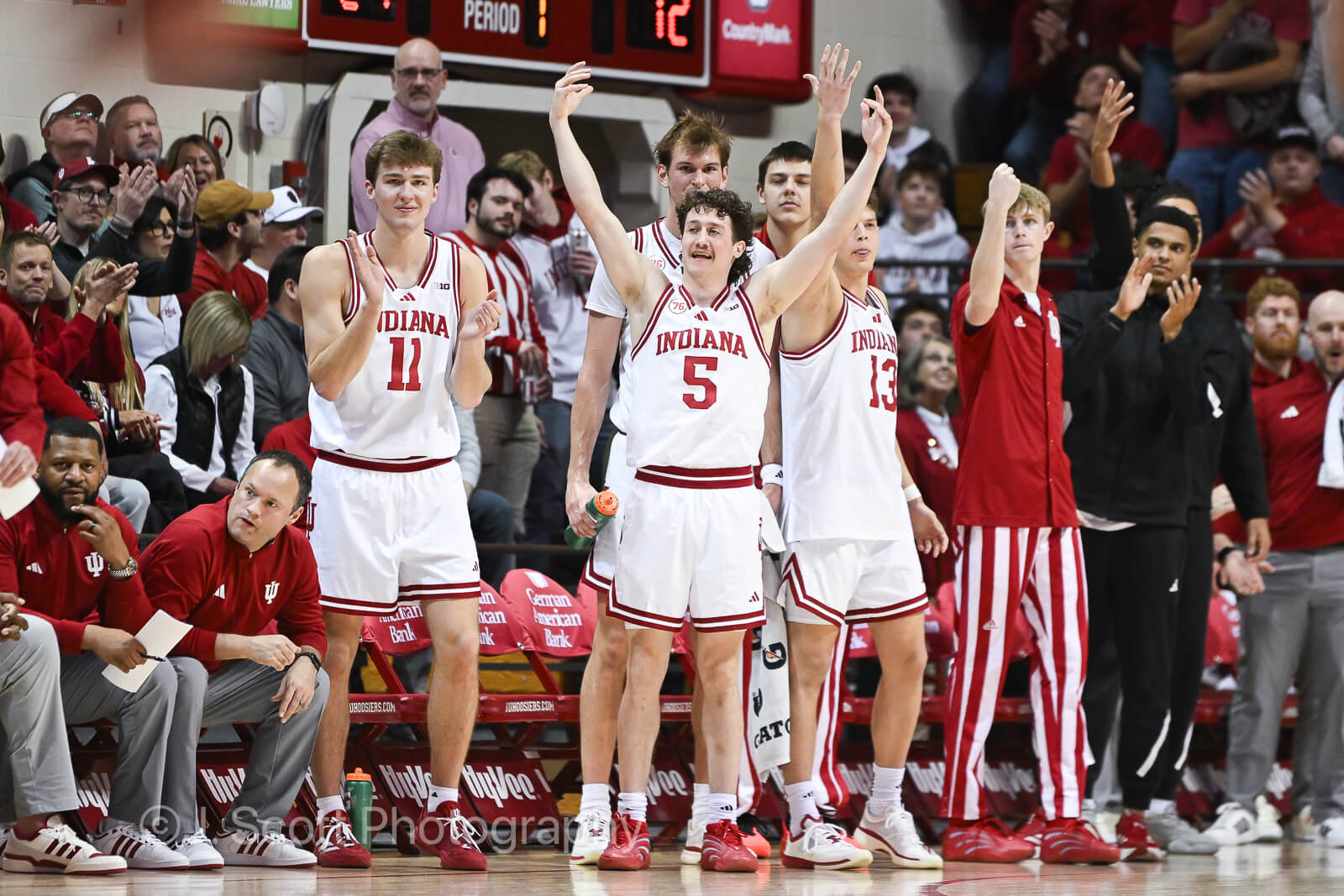 Photos from IU basketball’s 113-72 win against Penn State at Simon Skjodt Assembly Hall.