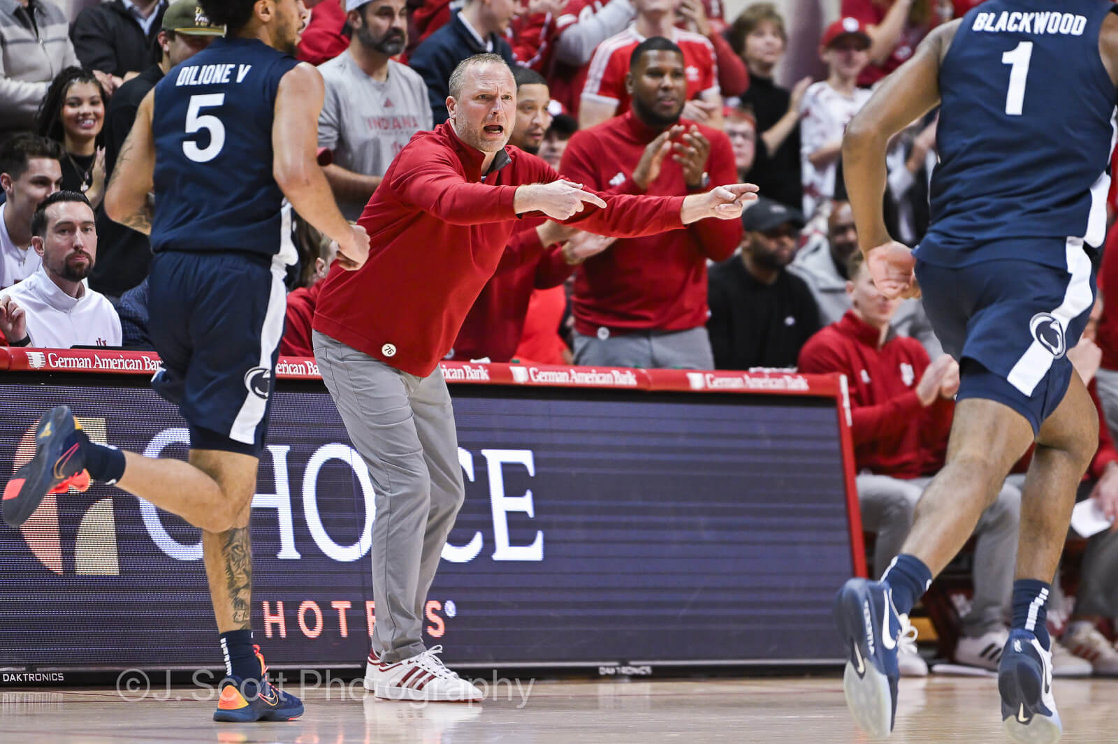 Photos from IU basketball’s 113-72 win against Penn State at Simon Skjodt Assembly Hall.