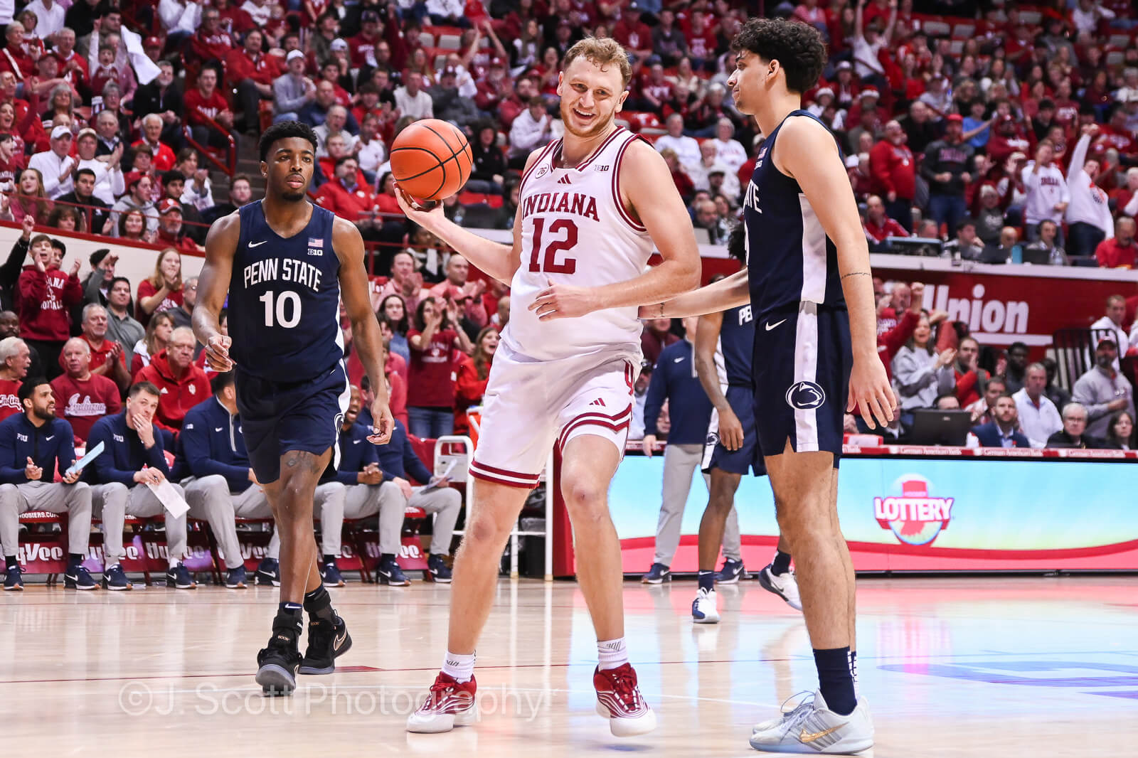 Photos from IU basketball’s 113-72 win against Penn State at Simon Skjodt Assembly Hall.
