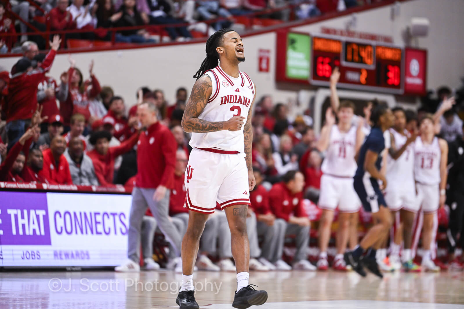 Photos from IU basketball’s 113-72 win against Penn State at Simon Skjodt Assembly Hall.