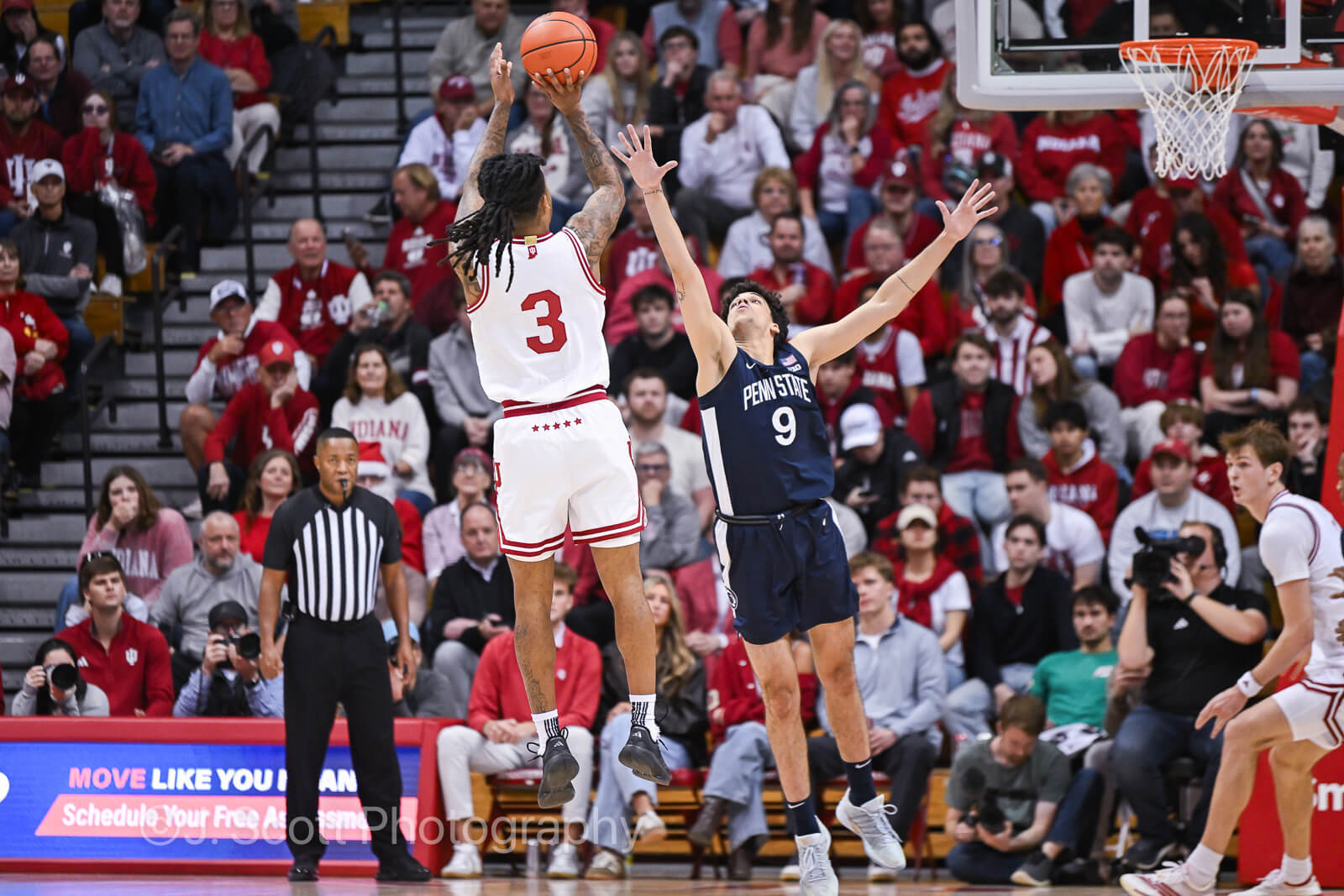 Photos from IU basketball’s 113-72 win against Penn State at Simon Skjodt Assembly Hall.