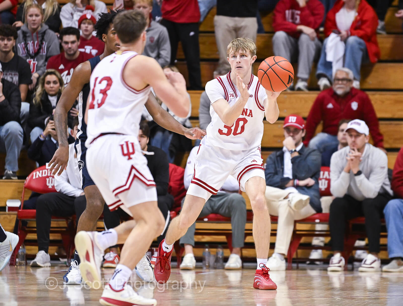 Photos from IU basketball’s 113-72 win against Penn State at Simon Skjodt Assembly Hall.