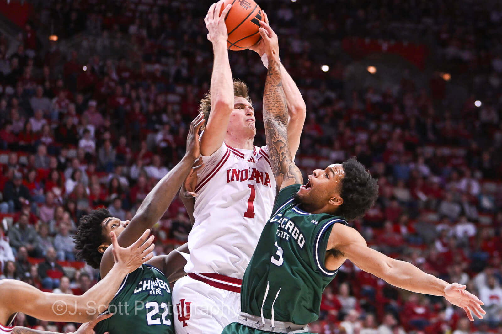 Photos from IU basketball's win against Chicago State.