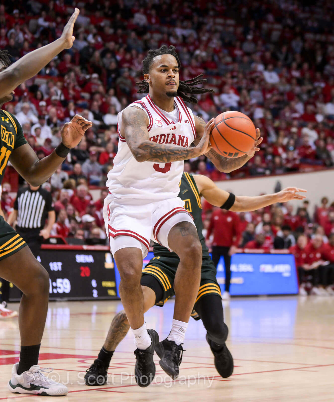 Photos from IU basketball's 81-60 win against Siena at Simon Skjodt Assembly Hall.