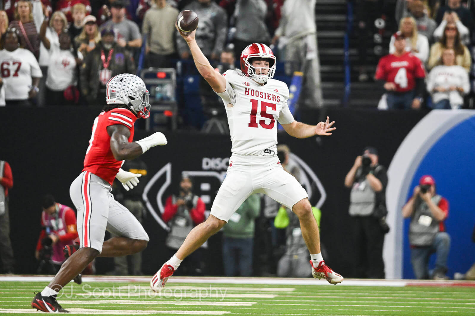 Photos from IU football's Big Ten championship win against Ohio State.