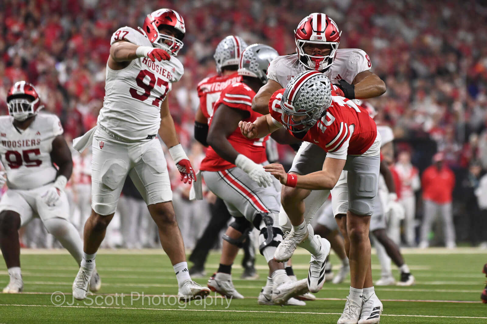 Photos from IU football's Big Ten championship win against Ohio State.