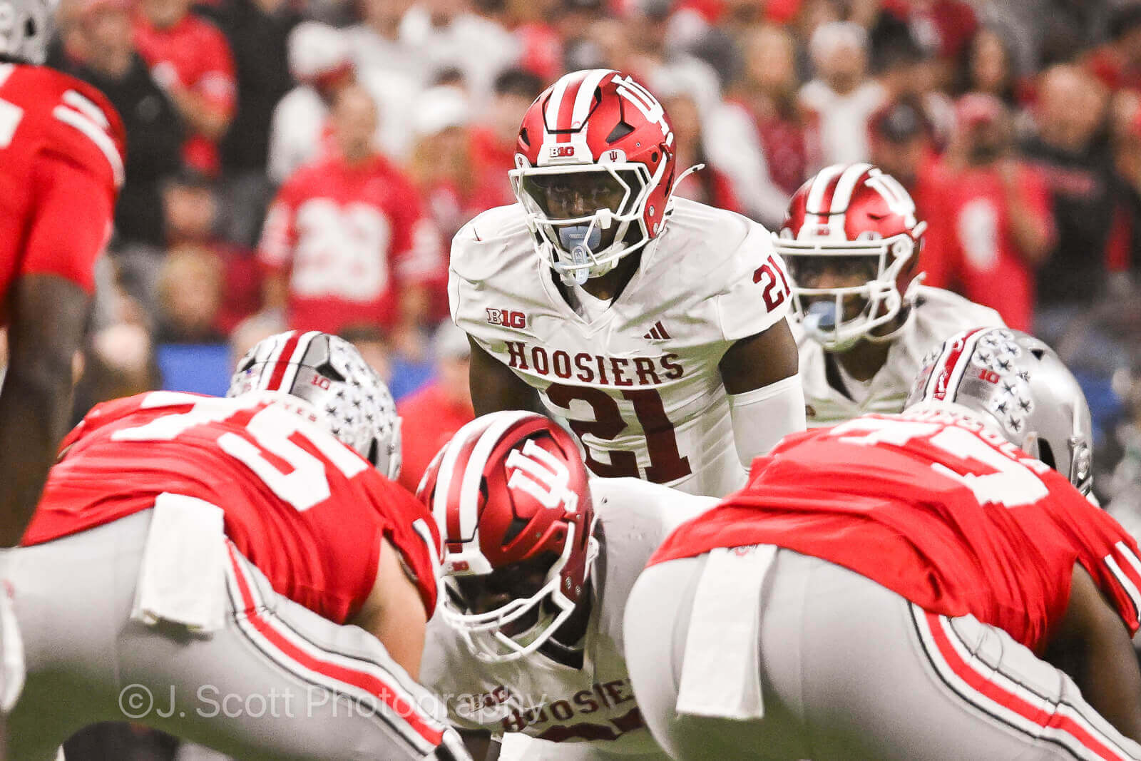 Photos from IU football's Big Ten championship win against Ohio State.