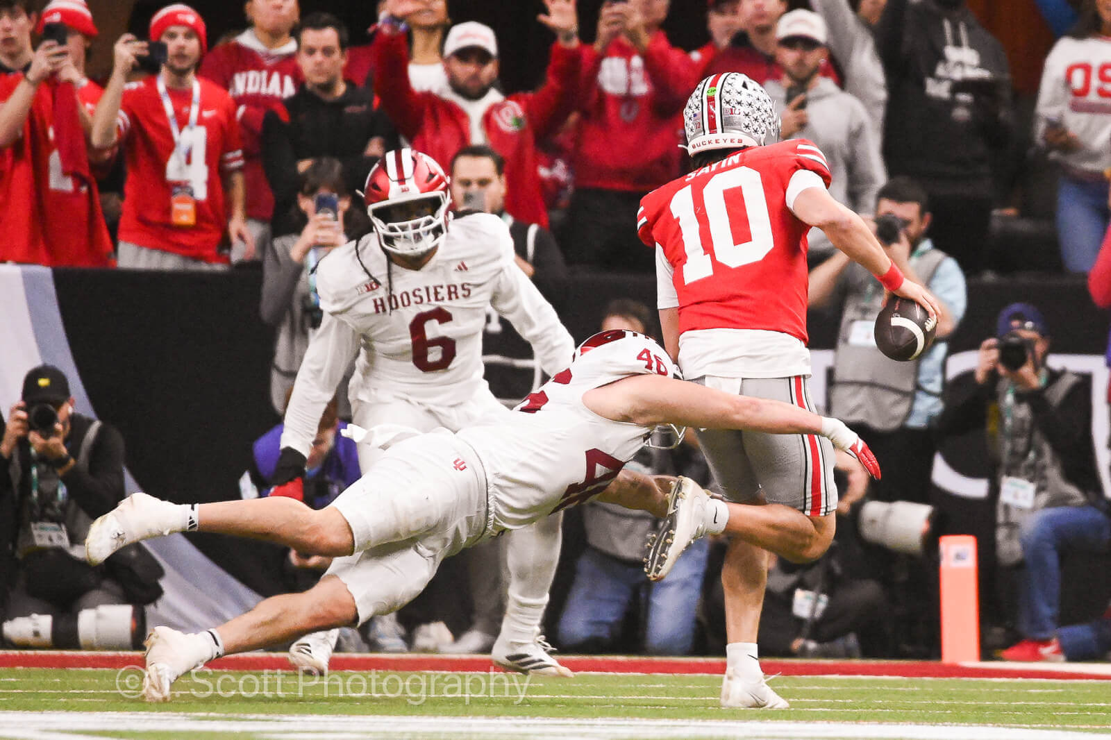 Photos from IU football's Big Ten championship win against Ohio State.