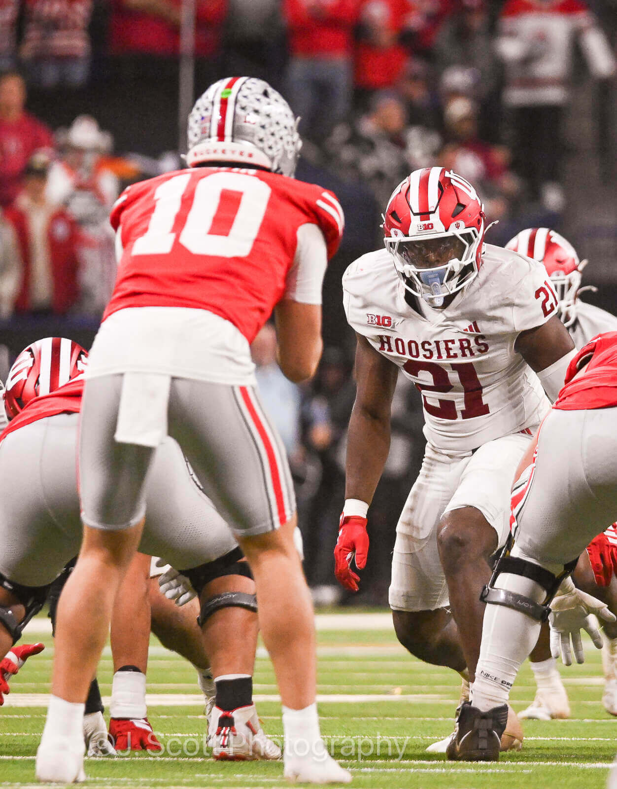 Photos from IU football's Big Ten championship win against Ohio State.