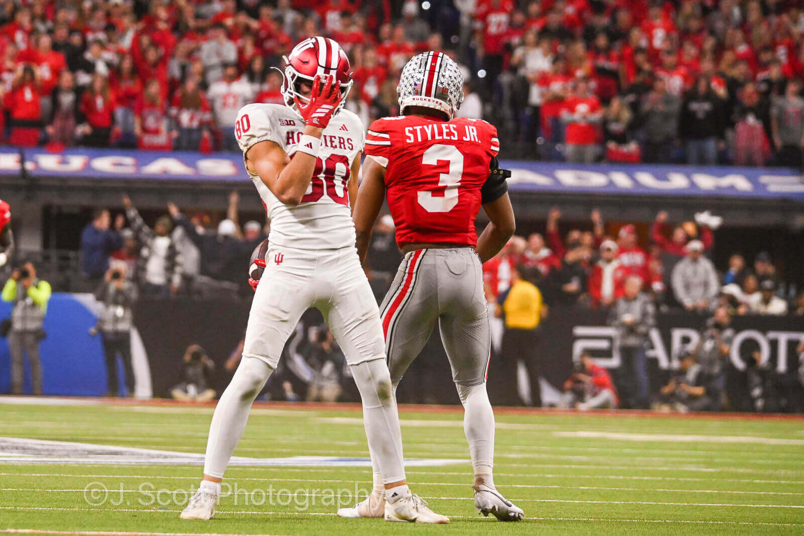 Photos from IU football's Big Ten championship win against Ohio State.