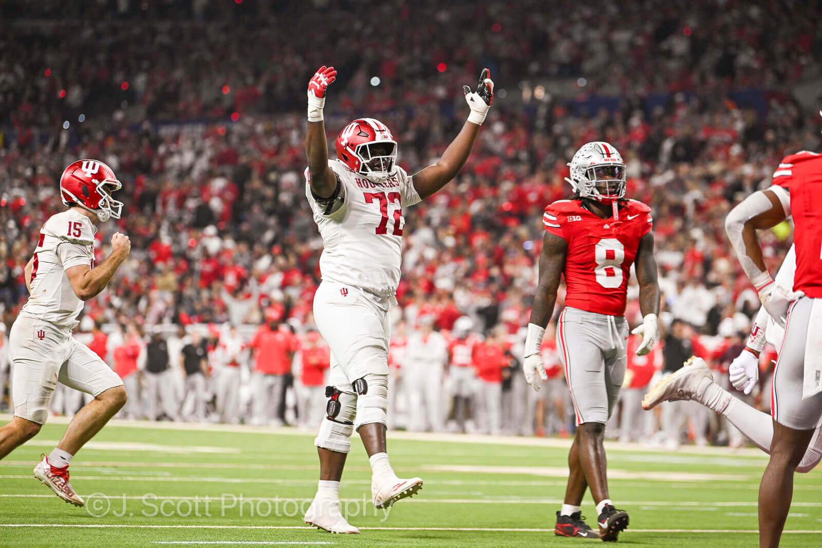 Photos from IU football's Big Ten championship win against Ohio State.