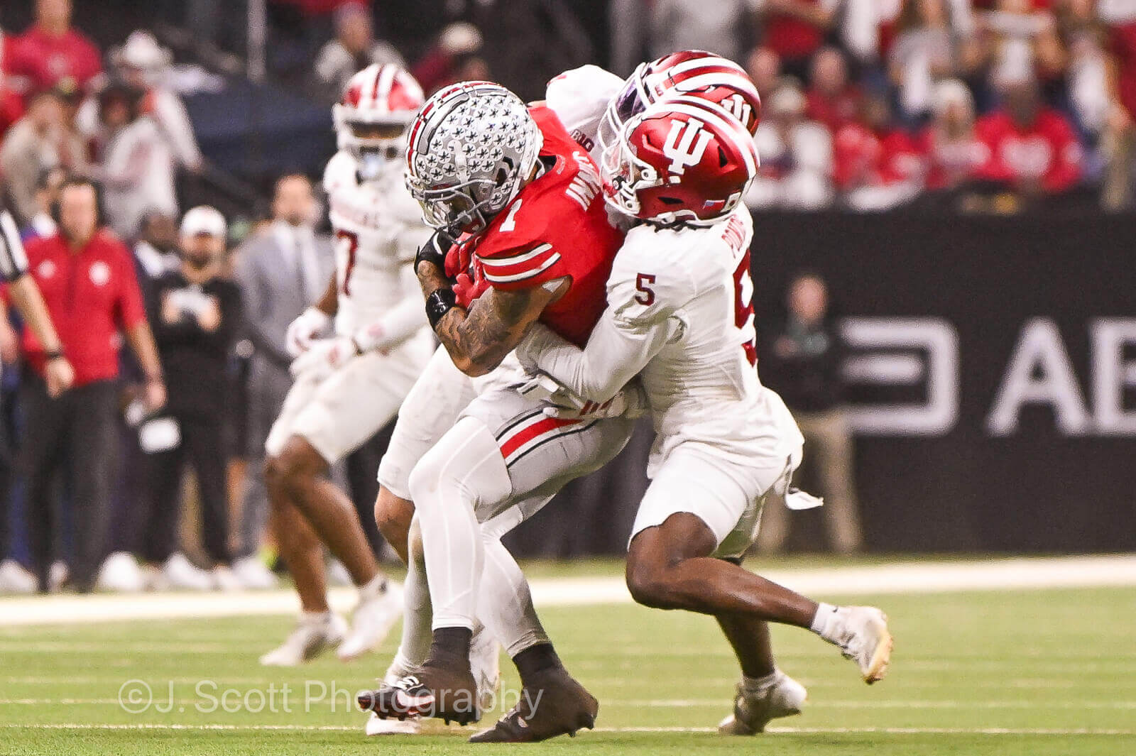 Photos from IU football's Big Ten championship win against Ohio State.