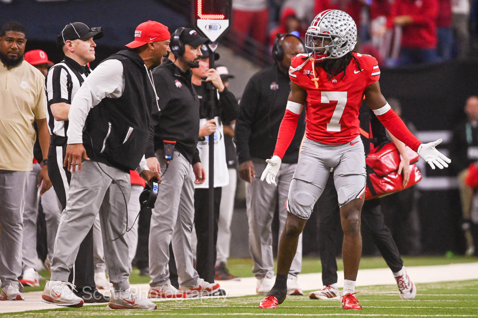 Photos from IU football's Big Ten championship win against Ohio State.