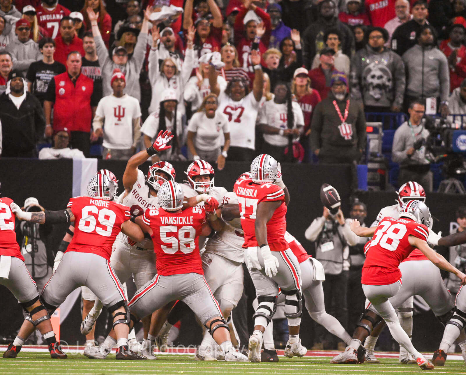 Photos from IU football's Big Ten championship win against Ohio State.