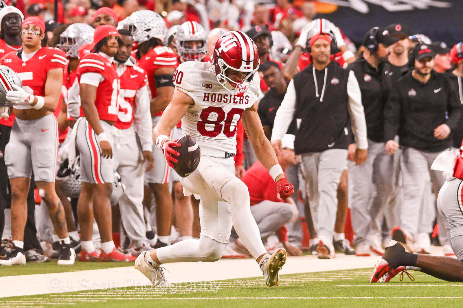 Photos from IU football's Big Ten championship win against Ohio State.