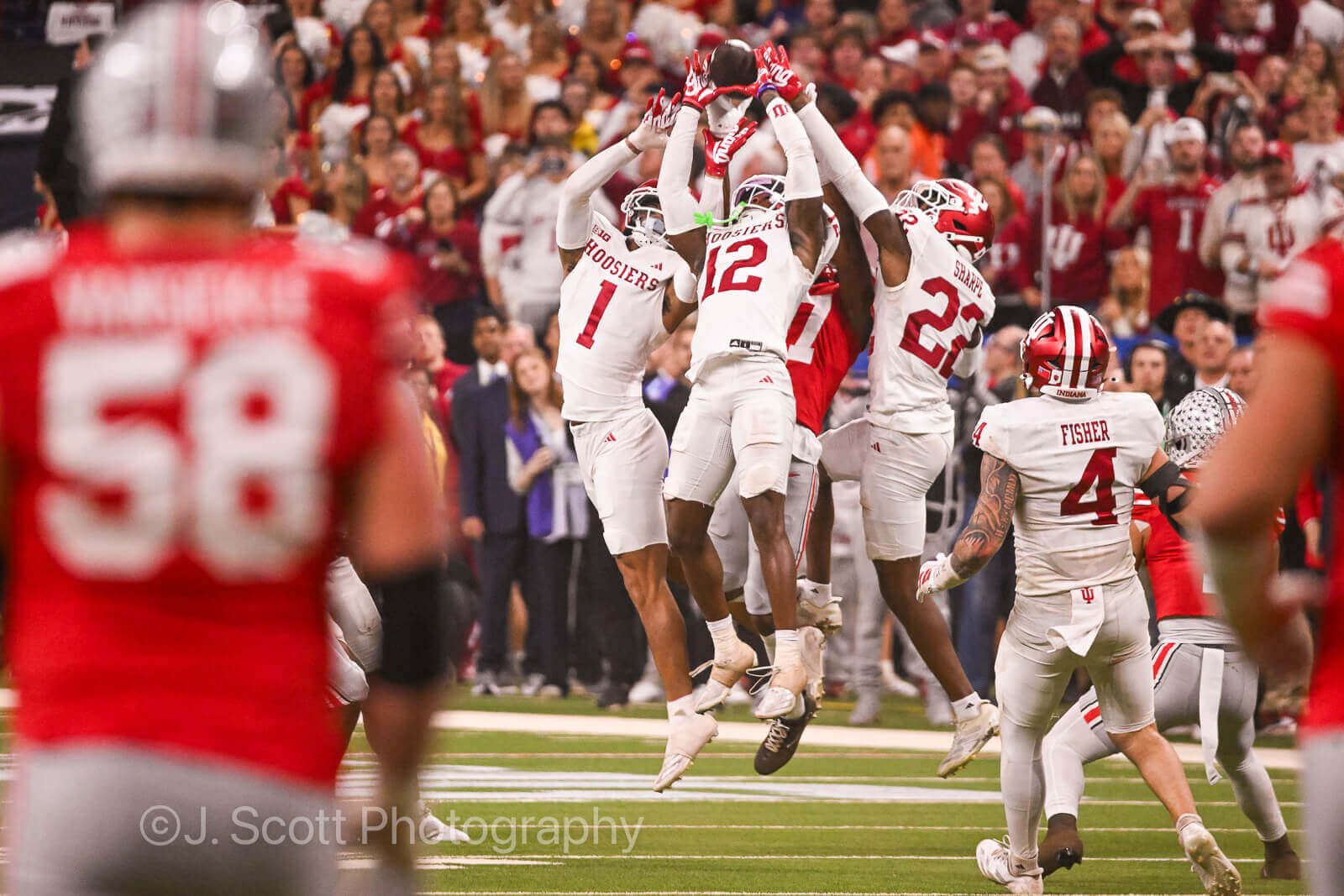 Photos from IU football's Big Ten championship win against Ohio State.