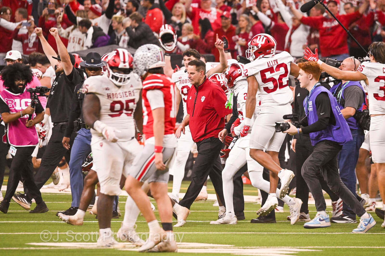 Photos from IU football's Big Ten championship win against Ohio State.
