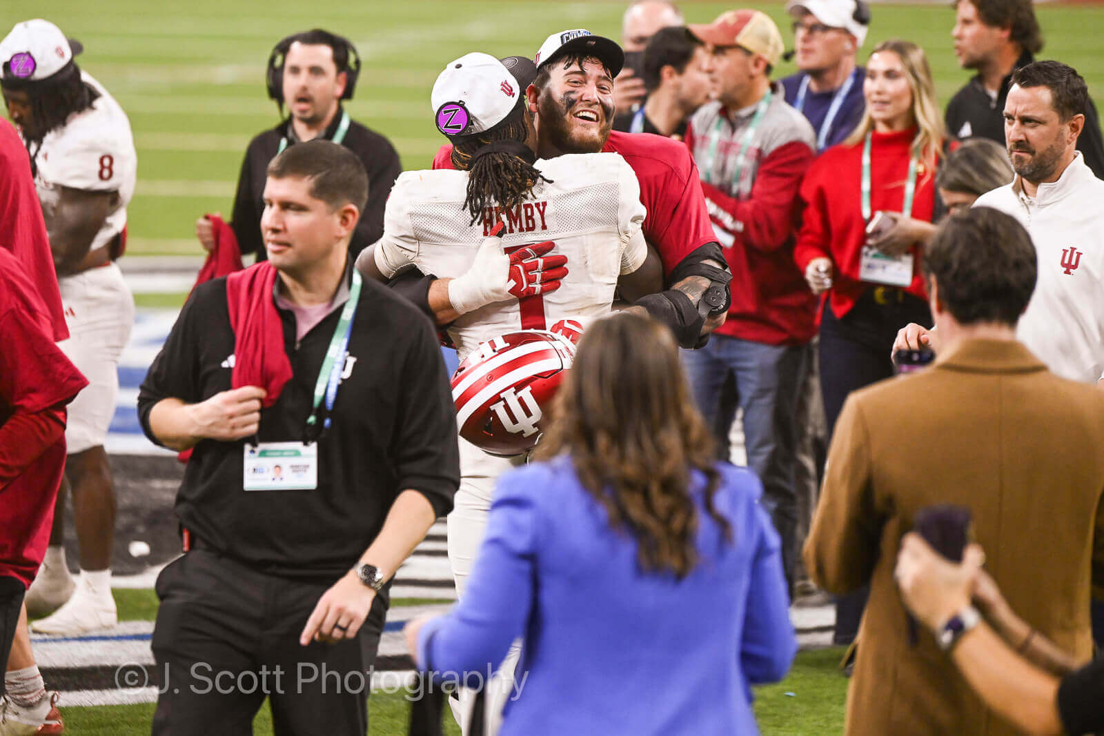Photos from IU football's Big Ten championship win against Ohio State.