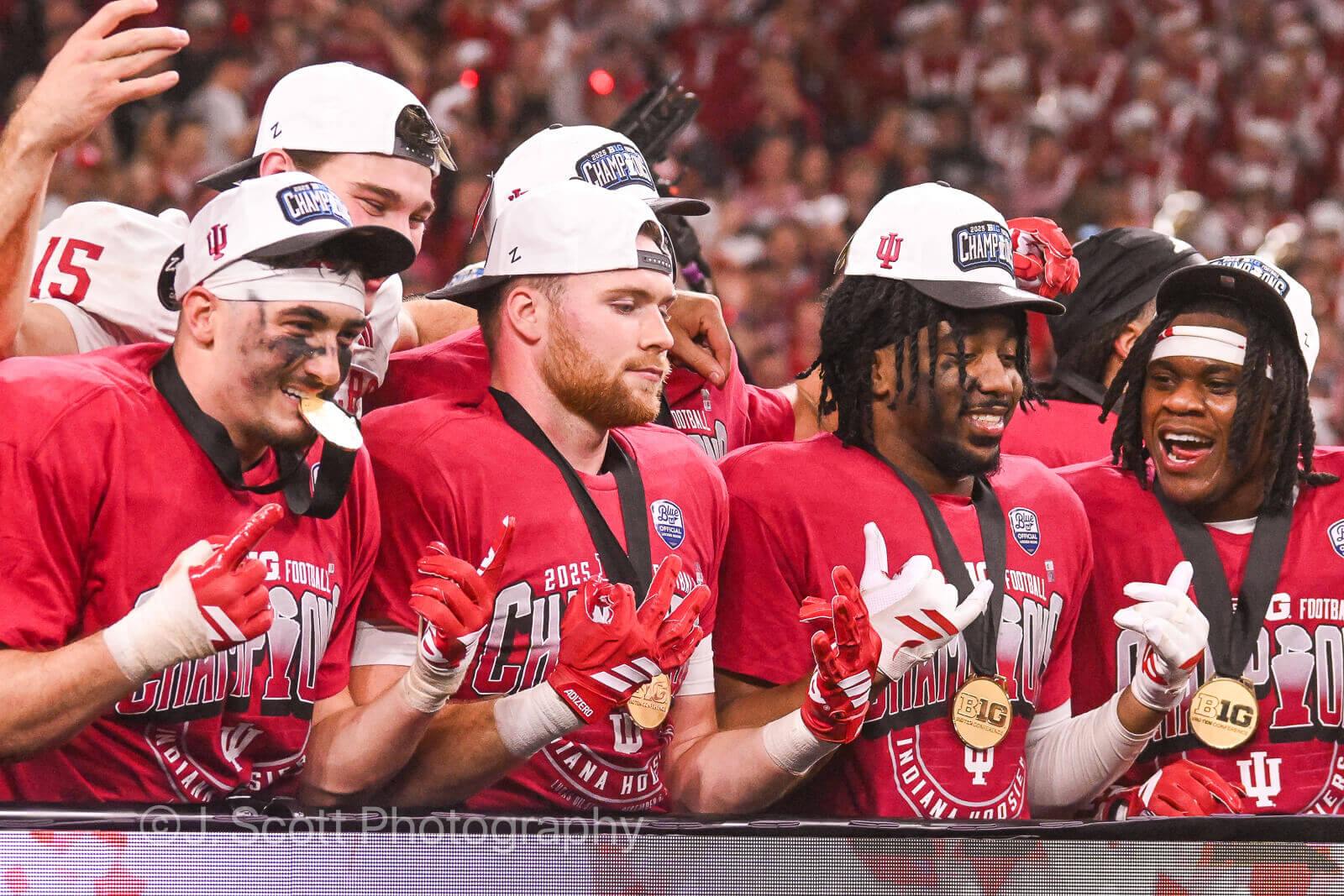 Photos from IU football's Big Ten championship win against Ohio State.