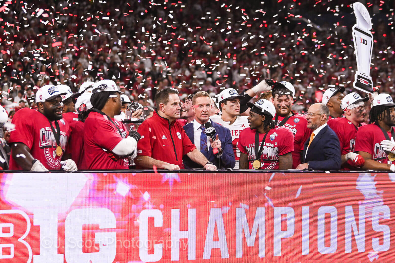 Photos from IU football's Big Ten championship win against Ohio State.