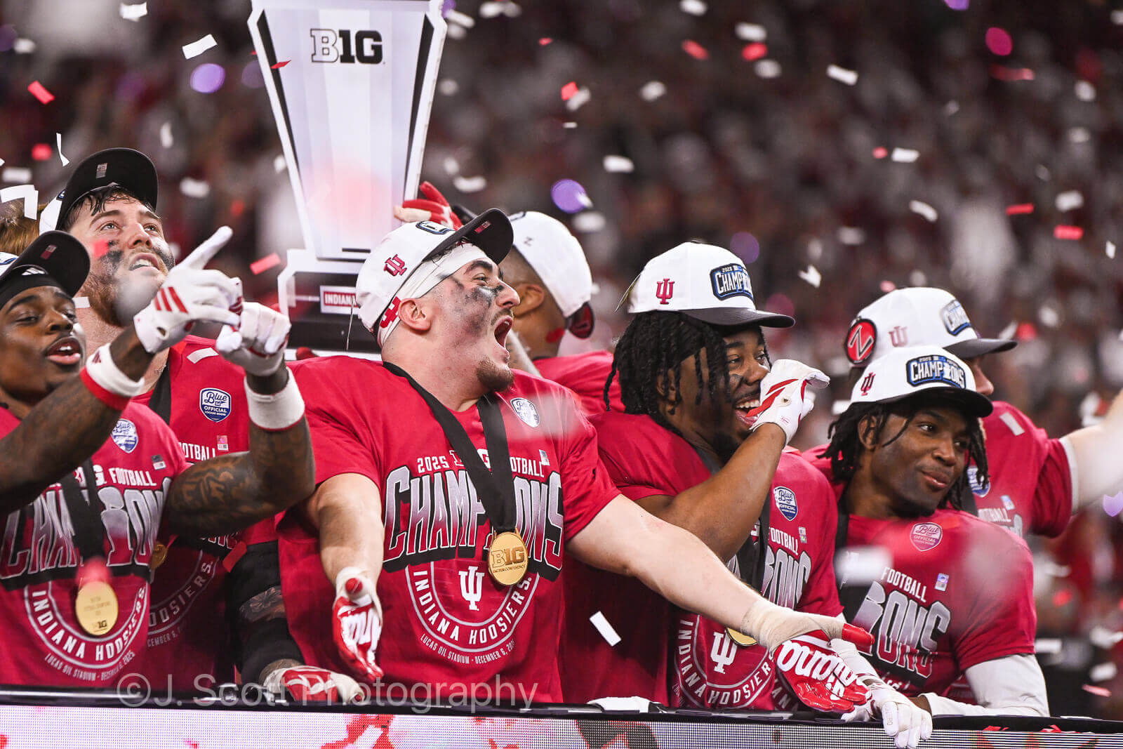 Photos from IU football's Big Ten championship win against Ohio State.