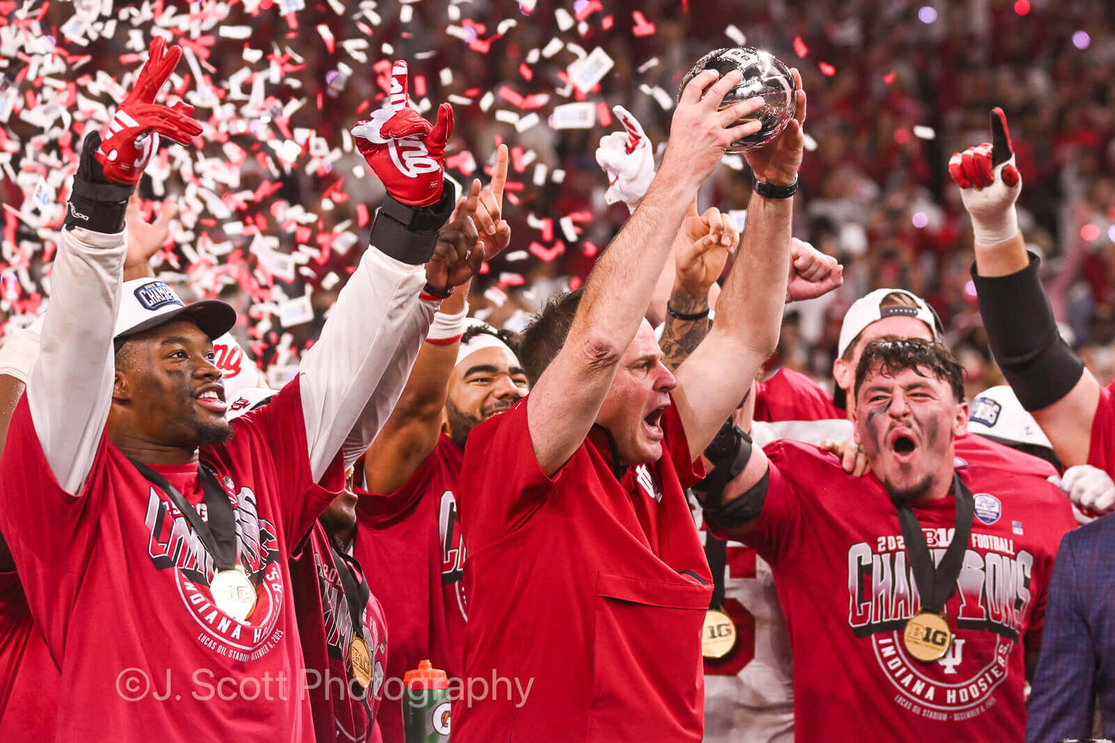 Photos from IU football's Big Ten championship win against Ohio State.
