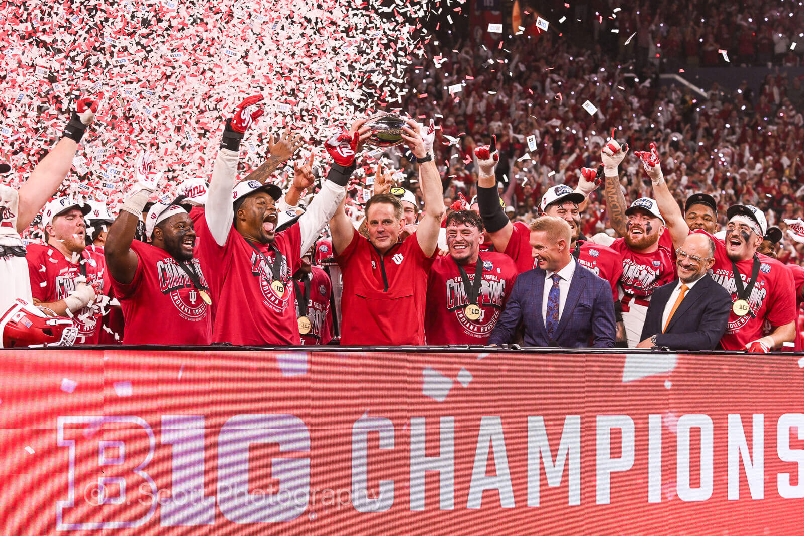 Photos from IU football's Big Ten championship win against Ohio State.