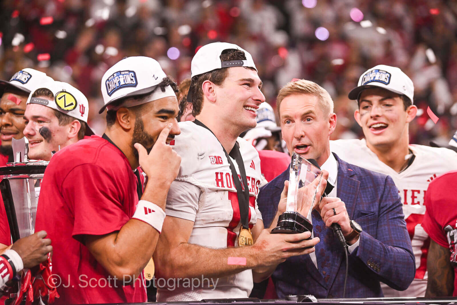 Photos from IU football's Big Ten championship win against Ohio State.