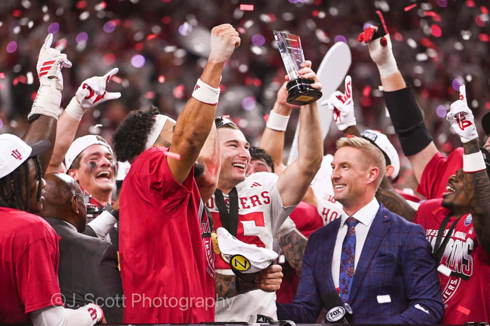 Photos from IU football's Big Ten championship win against Ohio State.