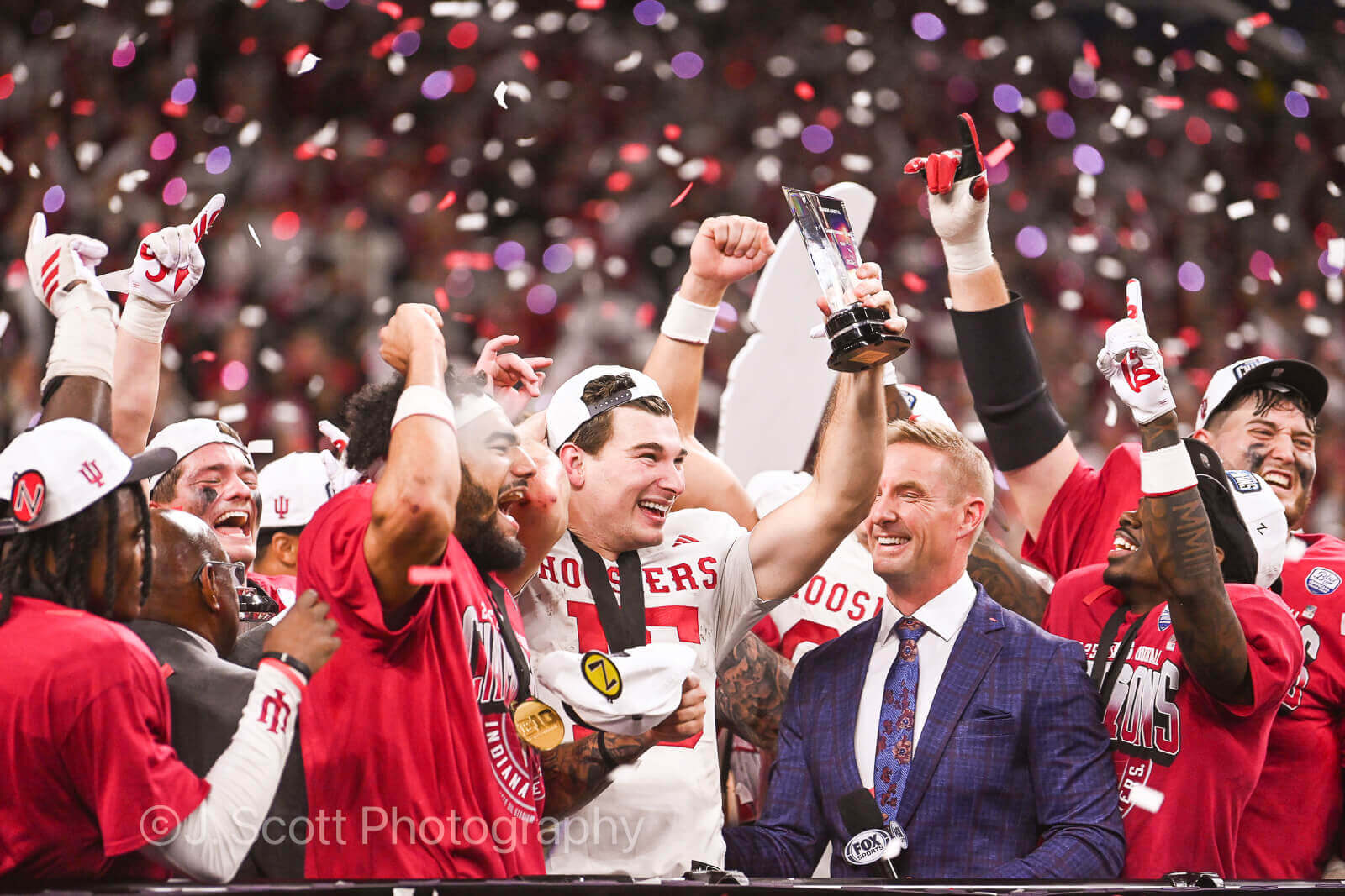 Photos from IU football's Big Ten championship win against Ohio State.