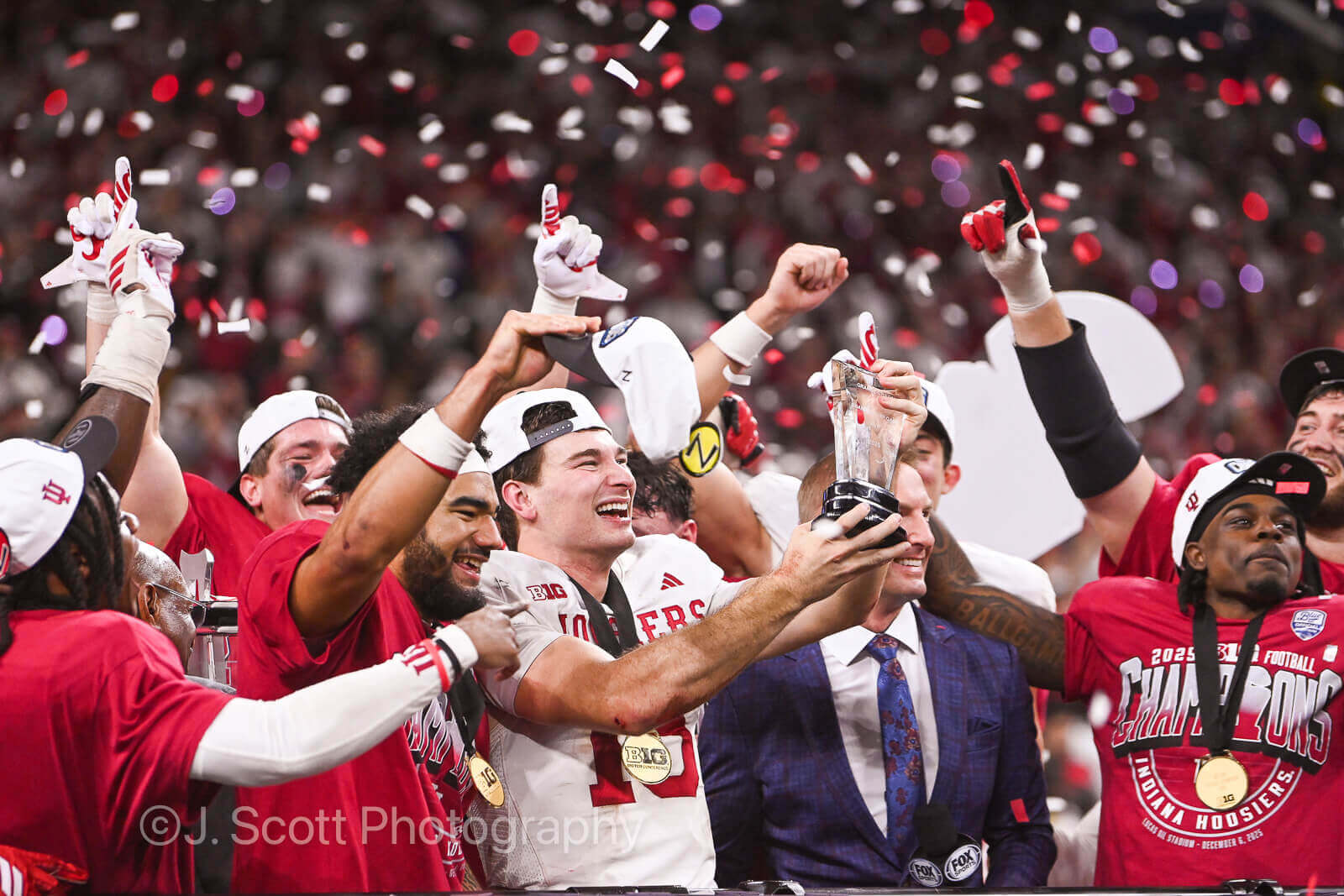Photos from IU football's Big Ten championship win against Ohio State.
