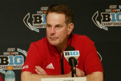 IU football coach Curt Cignetti addresses the media after Big Ten championship win.