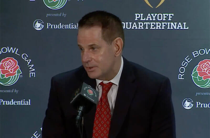 Curt Cignetti addresses the media.