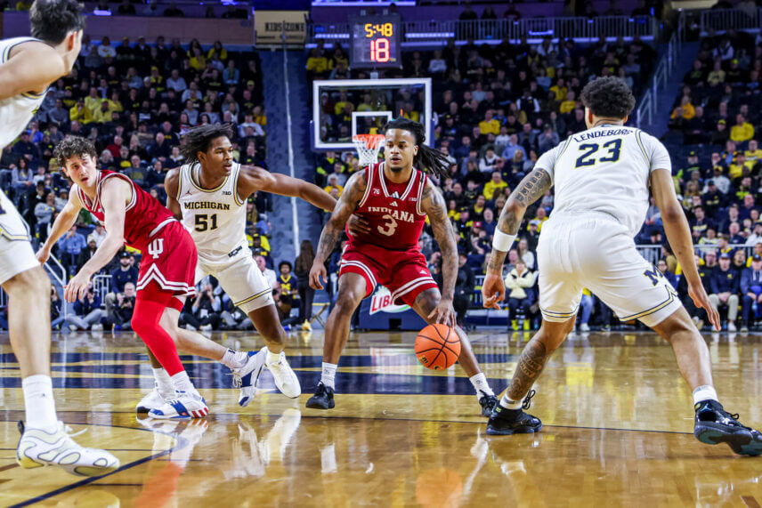 Lamar Wilkerson handles the ball at Michigan.