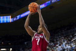 Photos from IU basketball's win at UCLA.