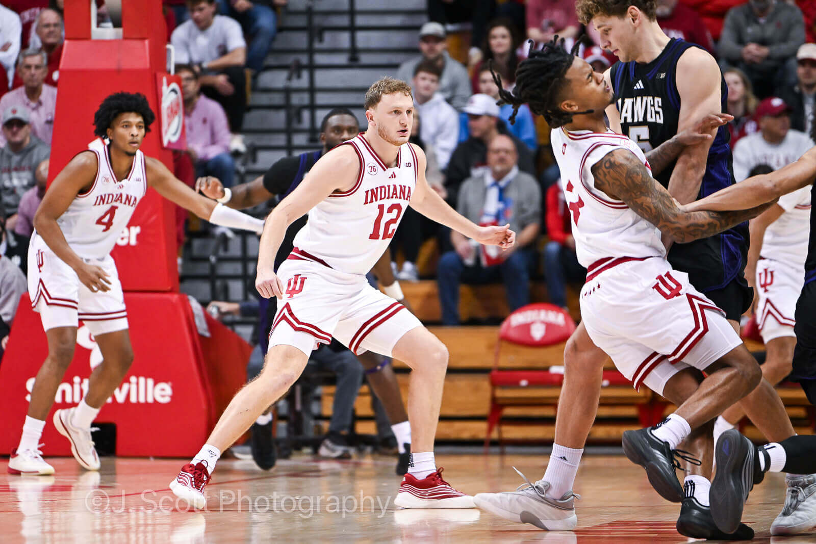 Photos from IU basketball's 90-80 win against Washington at Simon Skjodt Assembly Hall.