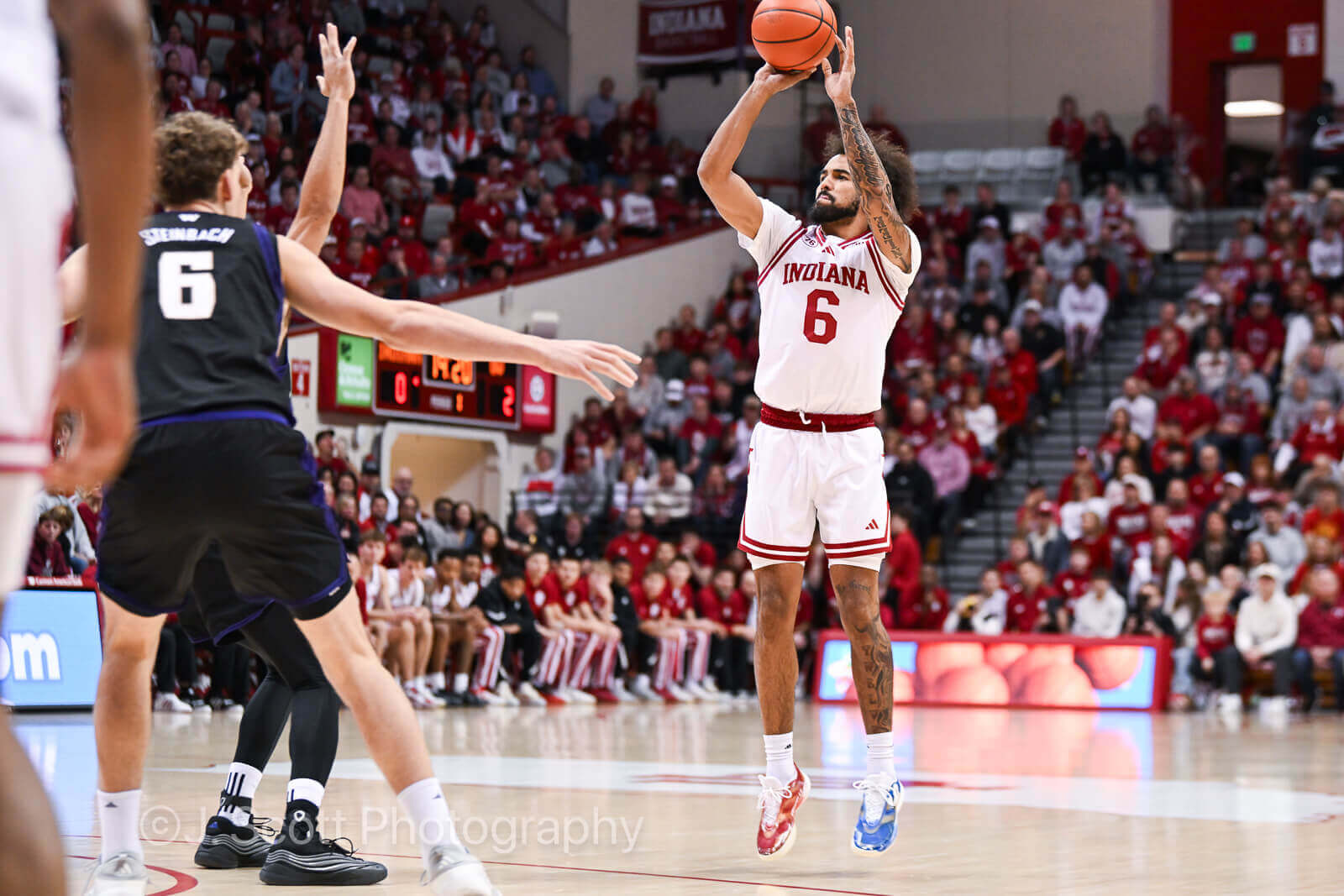 Photos from IU basketball's 90-80 win against Washington at Simon Skjodt Assembly Hall.