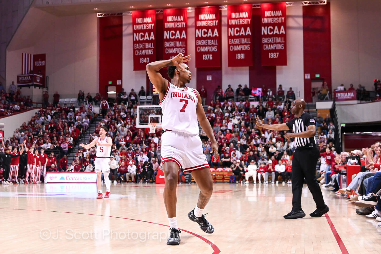 Photos from IU basketball's 90-80 win against Washington at Simon Skjodt Assembly Hall.