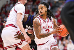Photos from IU basketball's 90-80 win against Washington at Simon Skjodt Assembly Hall.