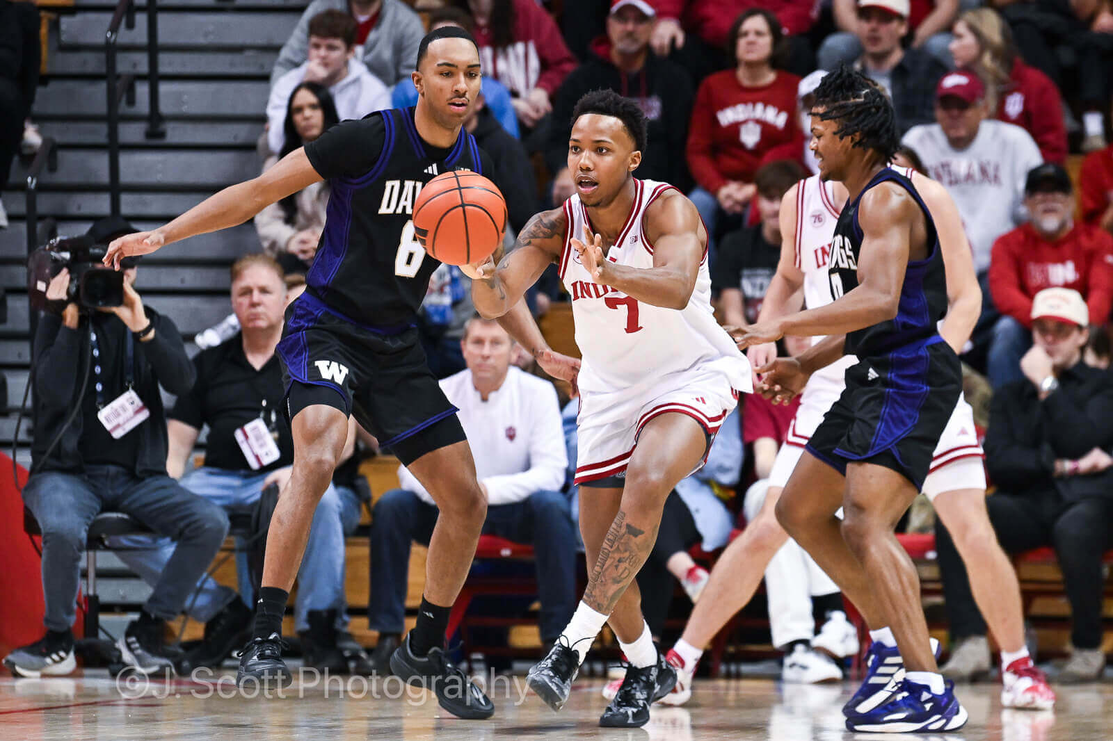 Photos from IU basketball's 90-80 win against Washington at Simon Skjodt Assembly Hall.