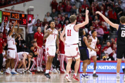 Photos from IU basketball's 90-80 win against Washington at Simon Skjodt Assembly Hall.